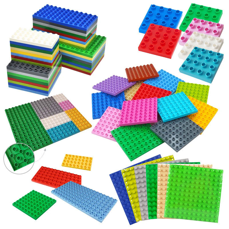 Big Building Blocks Base Plate Compatible Original Particle Connection Board Bricks Parts Assembled 