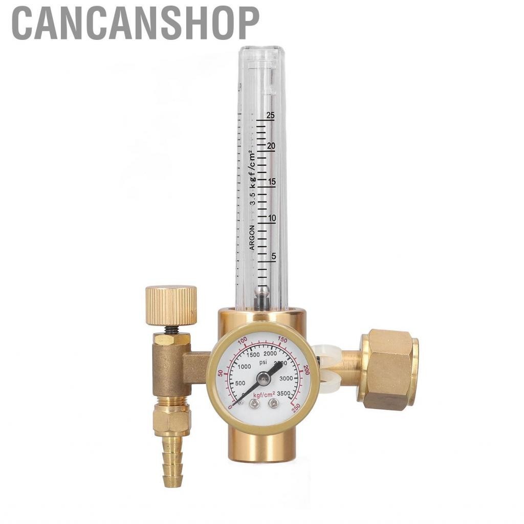 Cancanshop Welding Regulator Valve Brass Flowmeter CO2 Gas MIG Machine Accessories