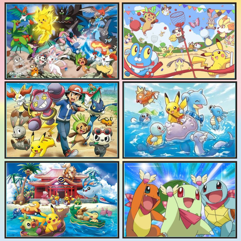 📣พร้อมส่ง📣【Pokémon】jigsaw puzzle-จิ๊กซอว์-300-1000-ชิ้น- ชิ้นของเด็ก จิ๊กซอว์ไม้ 1000 ชิ้น จิ๊กซอว์ 1000 ชิ้นสำหรับผู้ใหญ่ จิ๊กซอ จิ๊กซอว์ 500 ชิ้น🧩33-2 จิ๊กซอว์ 1000 ชิ้น สำหรับ ผู้ใหญ่ ตัวต่อจิ๊กซอว์ จิ๊กซอว์ การ์ตูน