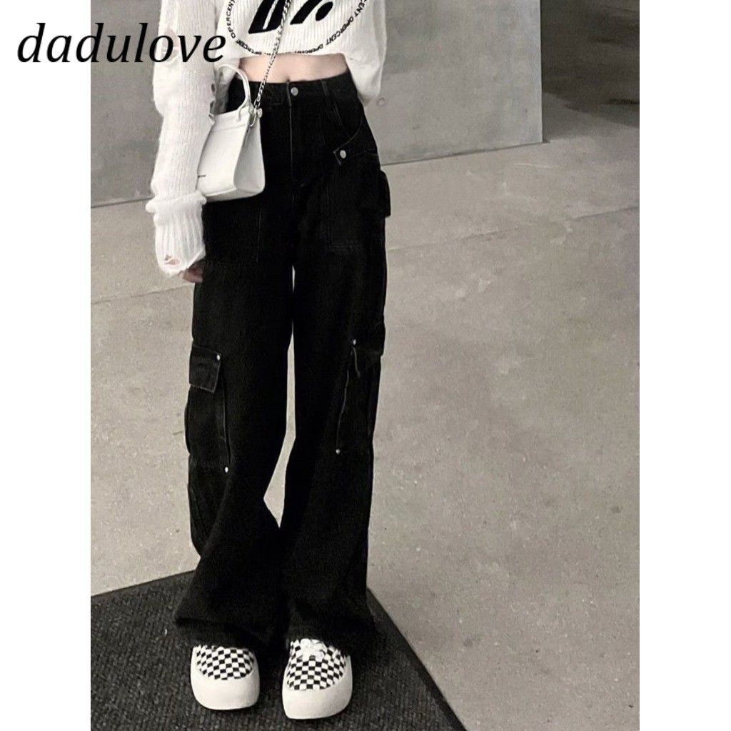 DaDulove New American Ins High Street Retro Casual Pants Niche High Waist Loose Wide Leg Pants Large Size Trousers