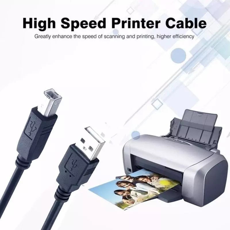 สายปริ้นเตอร์ สายUSB Printer สายต่อเครื่องปริ้นเตอร์ ความยาว 0.5เมตร/1เมตร/1.5เมตร/3เมตร เชื่อมต่อกับปริ้นเตอร์ - รูปที่ 7