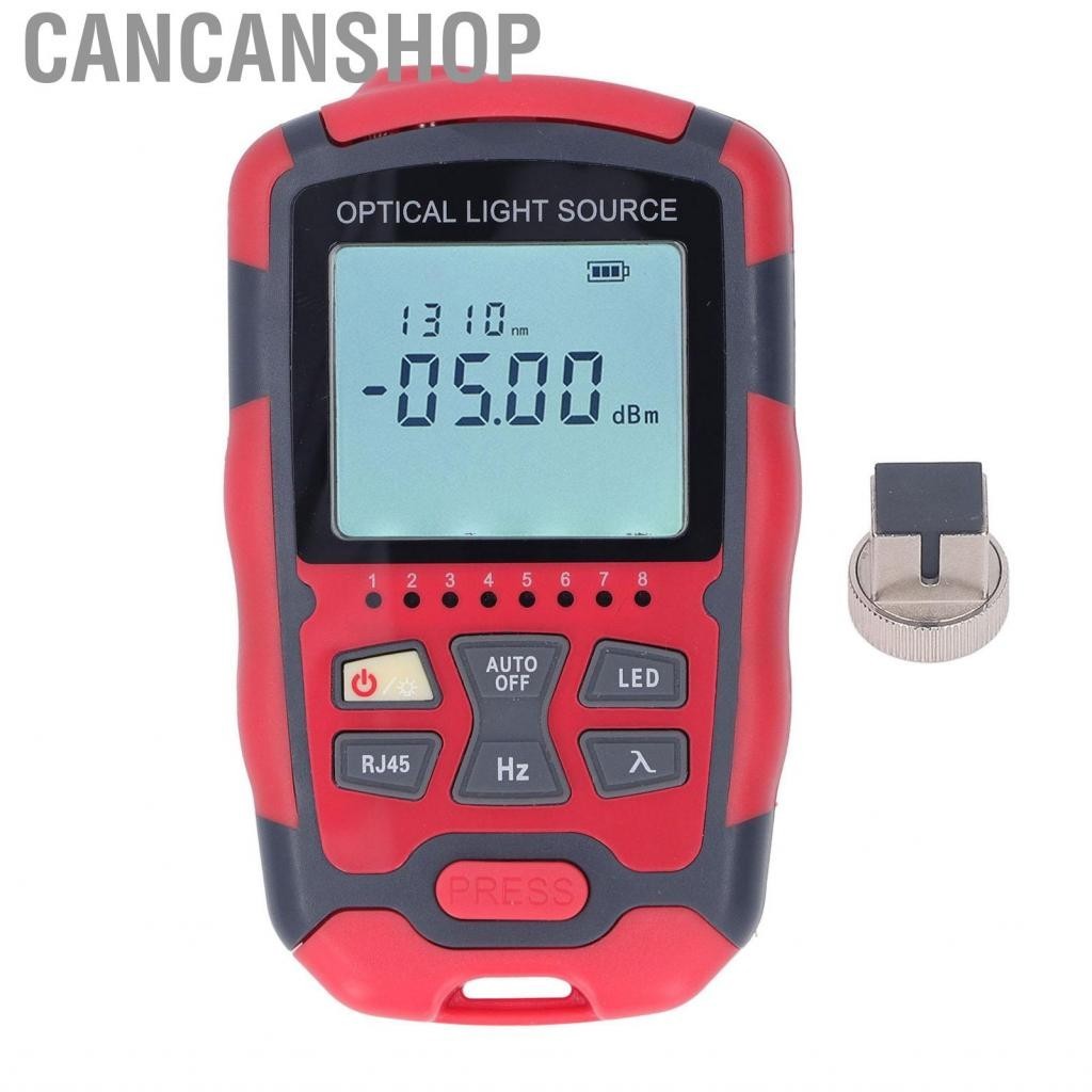 Cancanshop Optical Fiber Power Meter 1310nm 1550nm Optic Light Source W/RJ45 Line ONS