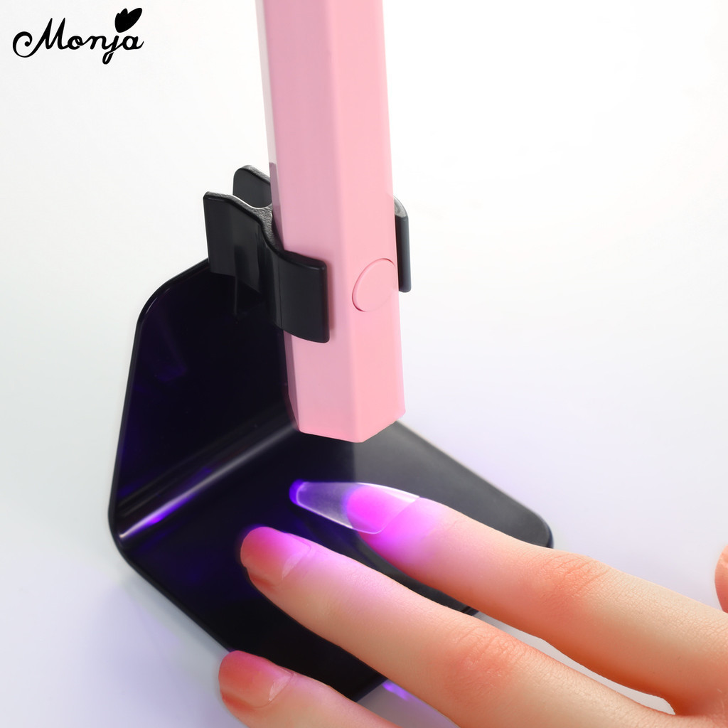 Monja อุปกรณ์ขาตั้งโคมไฟ UV LED ขนาดเล็ก สําหรับใช้ในการทําเล็บ DIY ราคา ถูกที่สุด ดีลบีเคเค แกลเลอรีภาพที่ 6