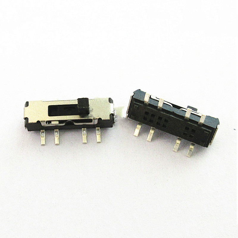 แผ่นสวิตช์แนวตั้ง แปดขา MSS-23D18 ความสูง 2 มม. 8-pin 3 ความเร็ว