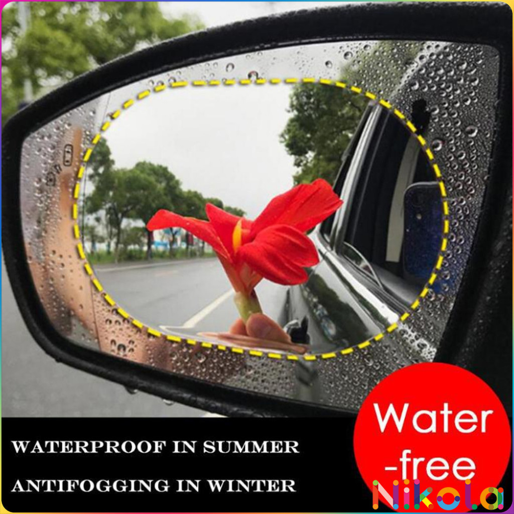 Nikola ฟิล์มติดกระจกมองหลังรถยนต์แบบ HD แบบกันน้ำ กันหมอก ฟิล์มติดรถ Waterproof membrane for car