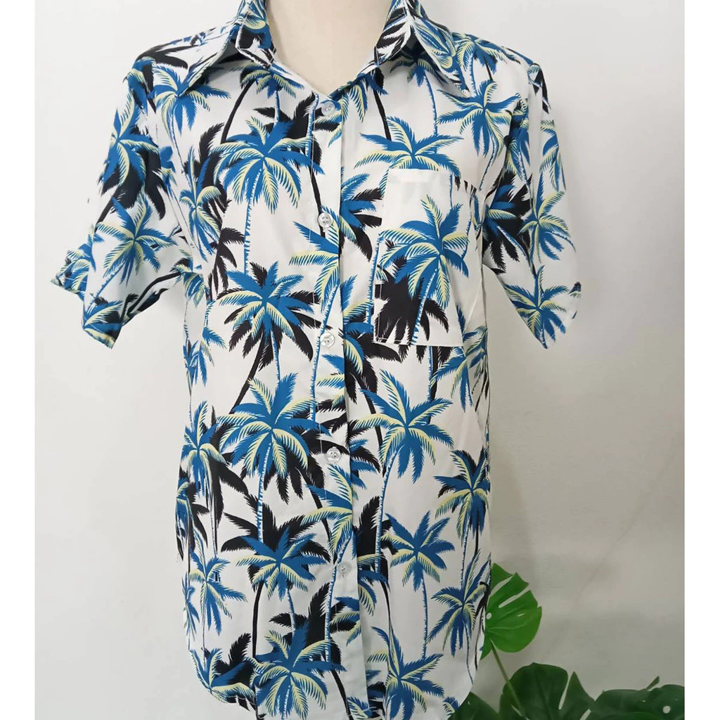 เสื้อเชิ้ตแขนสั้นลายดอกไม้ ผู้หญิง thumbnail 5