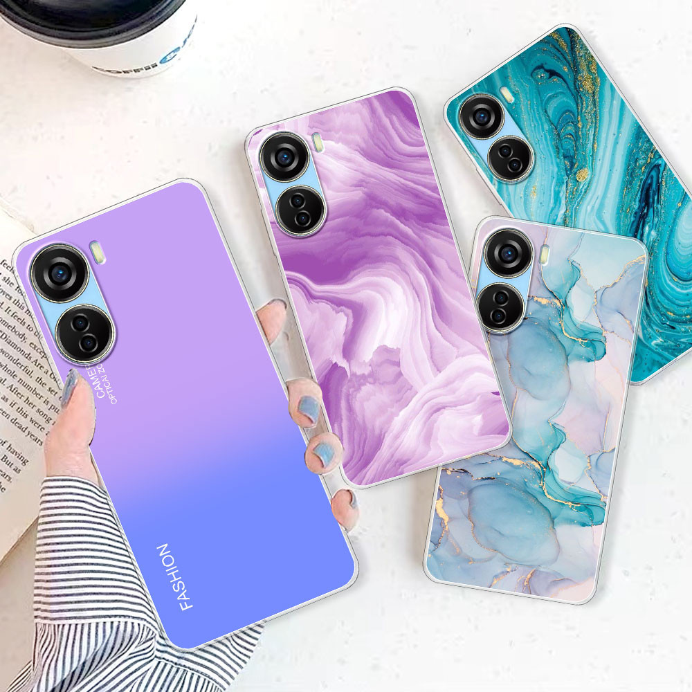 เคสโทรศัพท์มือถือ ซิลิโคนนิ่ม TPU ใส สําหรับ ZTE Blade V40 V50 ZTE Nubia Neo 5G Coque