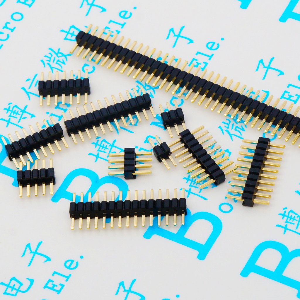 หมุดตรง ชุบทอง 1.27 มม. พิช 1.27 1 * 2P/3P 4P 5P 6P 7P 8P 9P 10P 12P 1 * 15P 1 * 20P 1 * 40P 1 * 50P