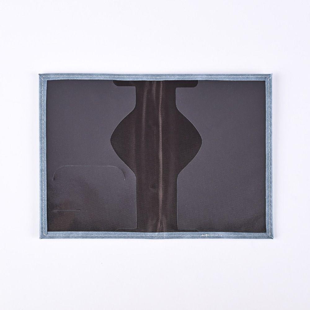 UUMIR ปกหนังสือเดินทาง, หนัง PU Multi-Card Passport Holder, แฟชั่นกันน้ําบัตรเครดิต Protector Cover Travel