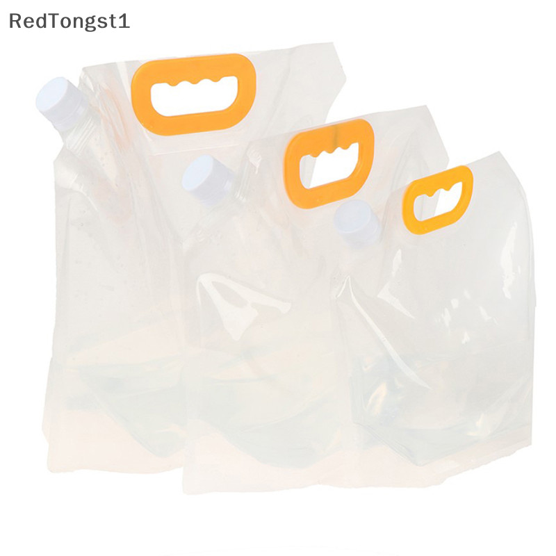 [RedTongst1] ถุงใส่เครื่องดื่ม แบบใส ใช้ซ้ําได้ 1/1.5/2.5/5/10 ลิตร 1 ชิ้น