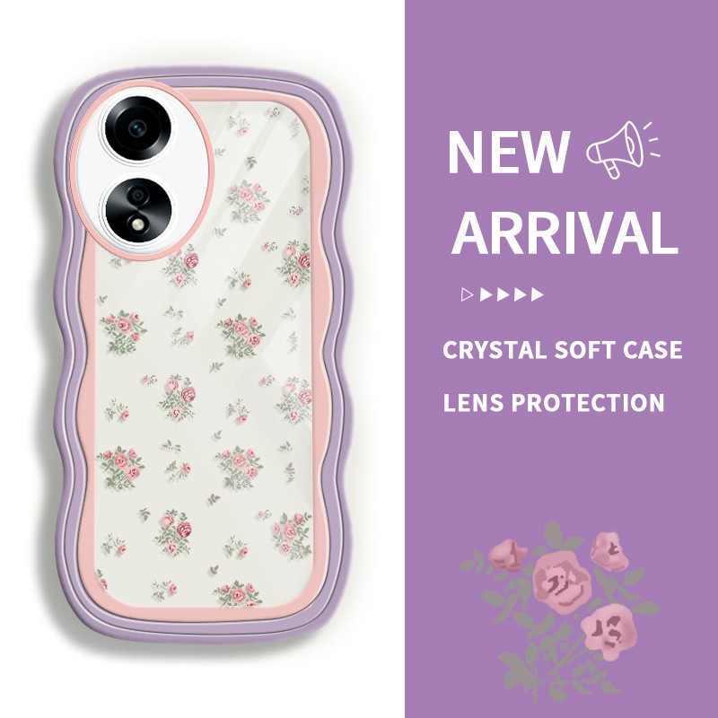 สําหรับOppo A58 4GสําหรับOppoA58 OPOP 0PP0 A58 OPปลอกHP Softcase Kesingน่ารักโทรศัพท์Cesing Soft Cas