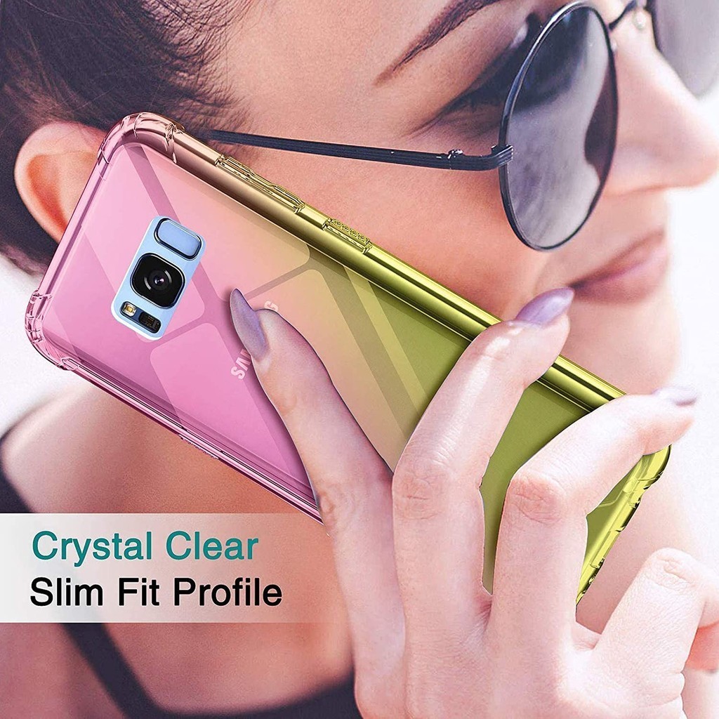 Galaxy S8 S9 Plus S7 Edge S7 เคสใส ไล่ระดับ น่ารัก กันกระแทก กันชน เคสป้องกันโทรศัพท์มือถือ สําหรับผู้หญิง เด็กผู้หญิง ยืดหยุ่น บาง เคสโทรศัพท์ - รูปที่ 7