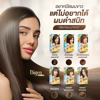 Bigen Cream Color 208g บีเง็น ครีมเปลี่ยนสีผม บรรจุมาในขวดแอโรซอล