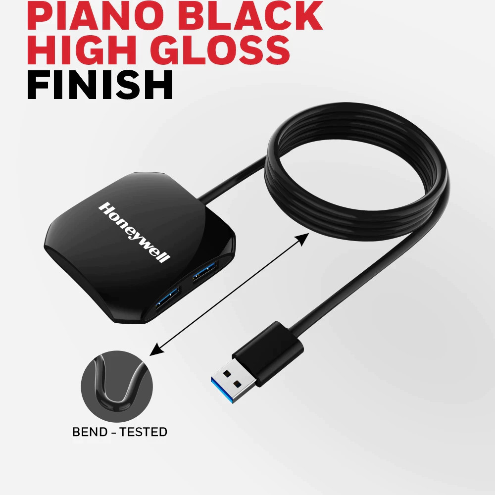HONEYWELL MOMENTUM 4 PORT USB 3.0 HUB รองรับ 4 พอร์ตใช้งานพร้อมกัน ความเร็วสูงสุด 5Gbps