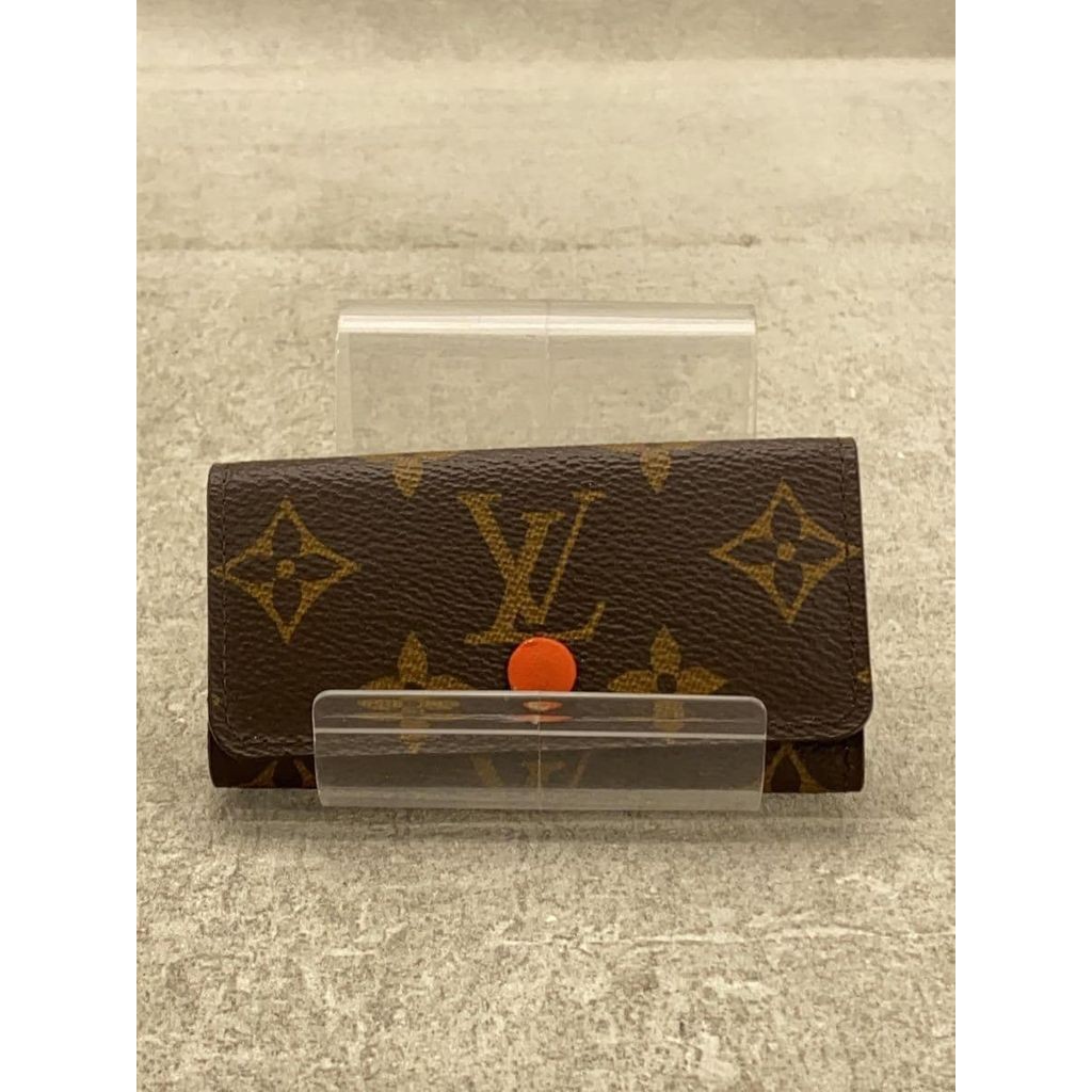 LOUIS VUITTON Key Case Multiclé 4_Monogram Canvas_BRW_Pimon -- BRW Women Direct from Japan Secondhan