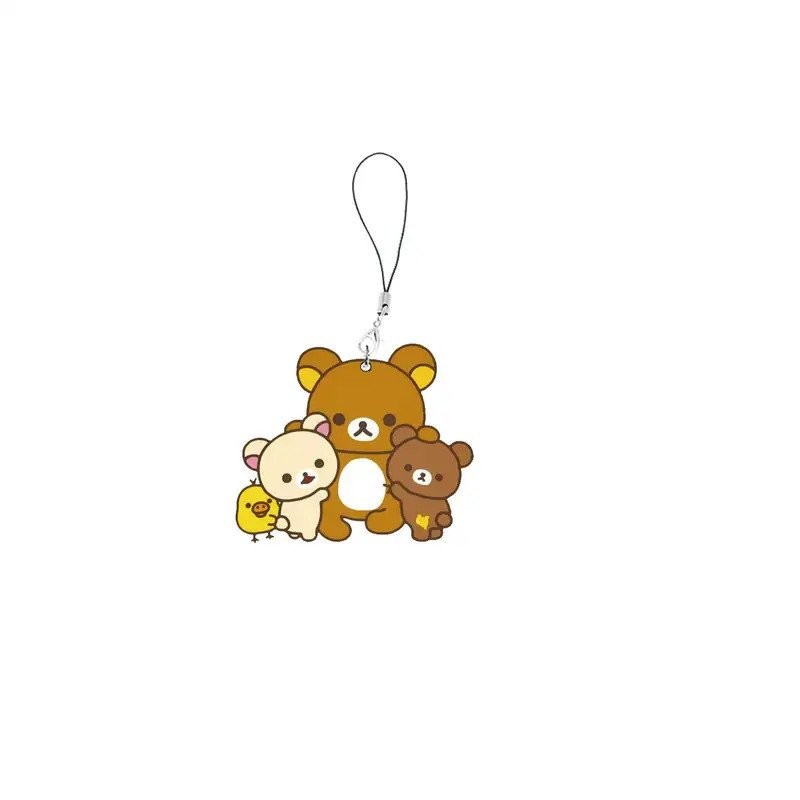 ห้อยกุญแจอะคริลิค Rilakkuma น่ารักสำหรับกระเป๋า อุปกรณ์เสริม ห้อยกุญแจอะคริลิค Rilakkuma แหวนกุญแจ ของขวัญสำหรับแฟนๆ