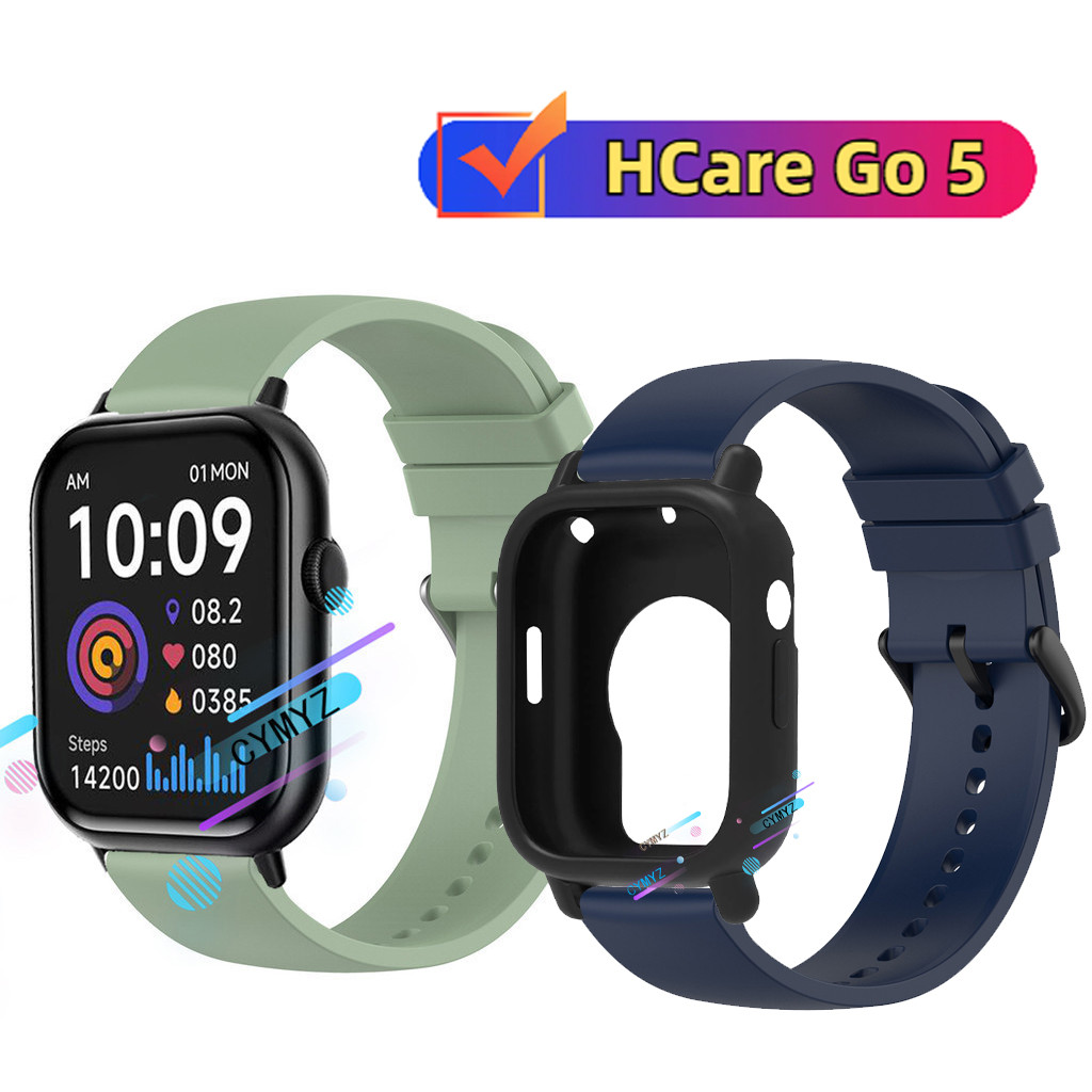 Hcare Go 5 case ฟิล์มกันรอยหน้าจอ HCare Go 5 strap สายซิลิโคน HCare Go5 strap สายรัดข้อมือกีฬา