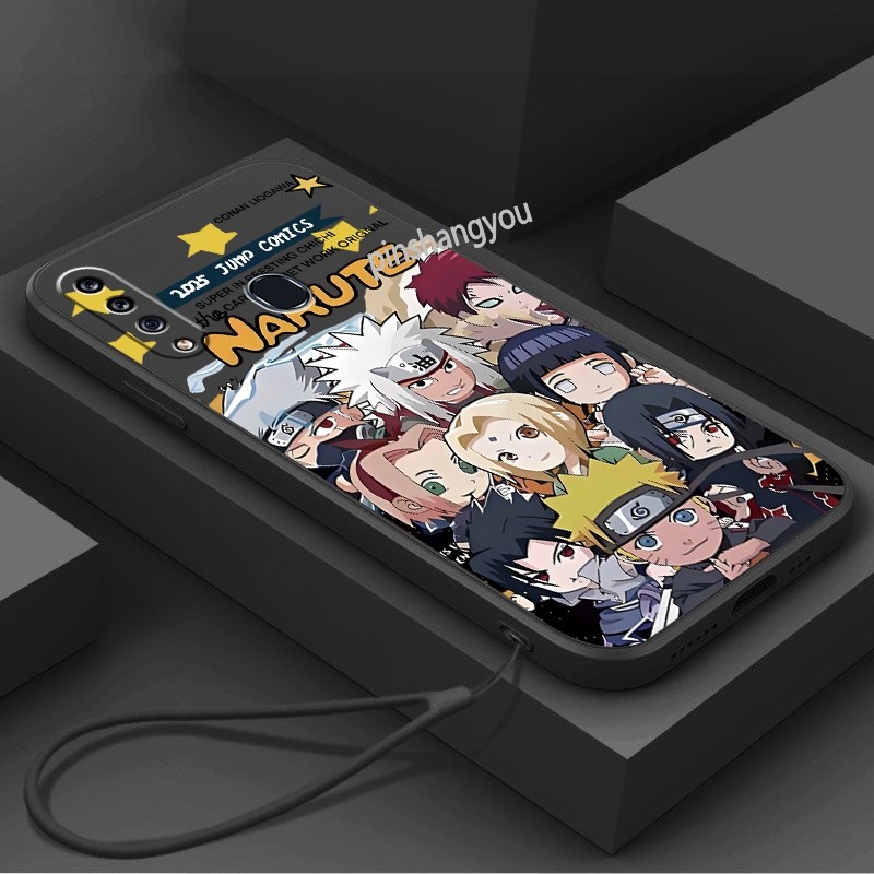 ปลอกสําหรับ Huawei Y6P Y7 Pro 2019 Y6s Y7A Y7P Y9 Prime 2019 Y9 2019 เคสโทรศัพท์พร้อมเชือกเส้นเล็ก N