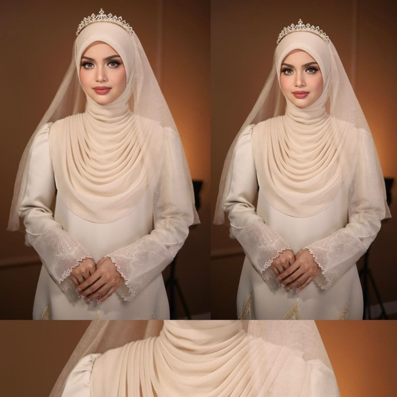 Drapery Instant Hijab Malaysia Veil Ceruty Hijab Ramadan Eid