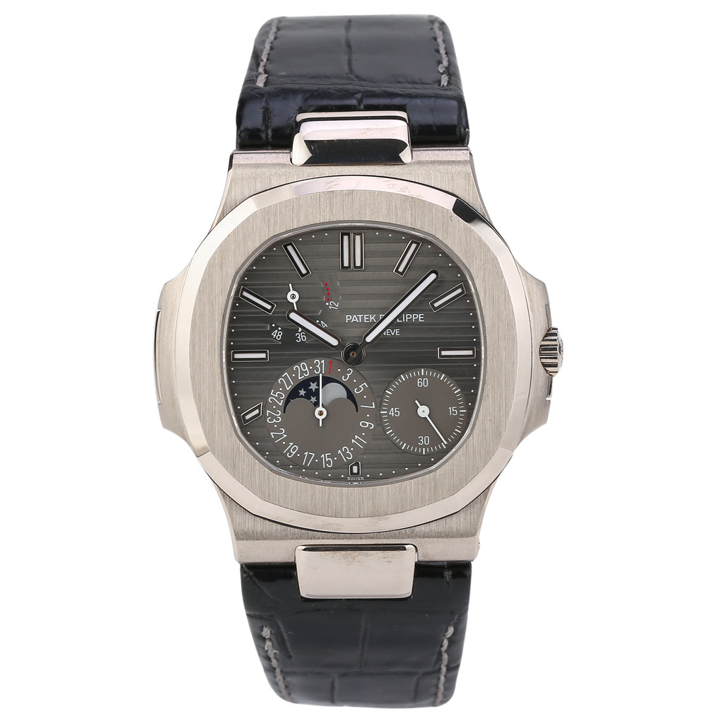 Patek Philippe 5712G-001 นาฬิกาผู้ชายกลไกอัตโนมัติ มือสอง
