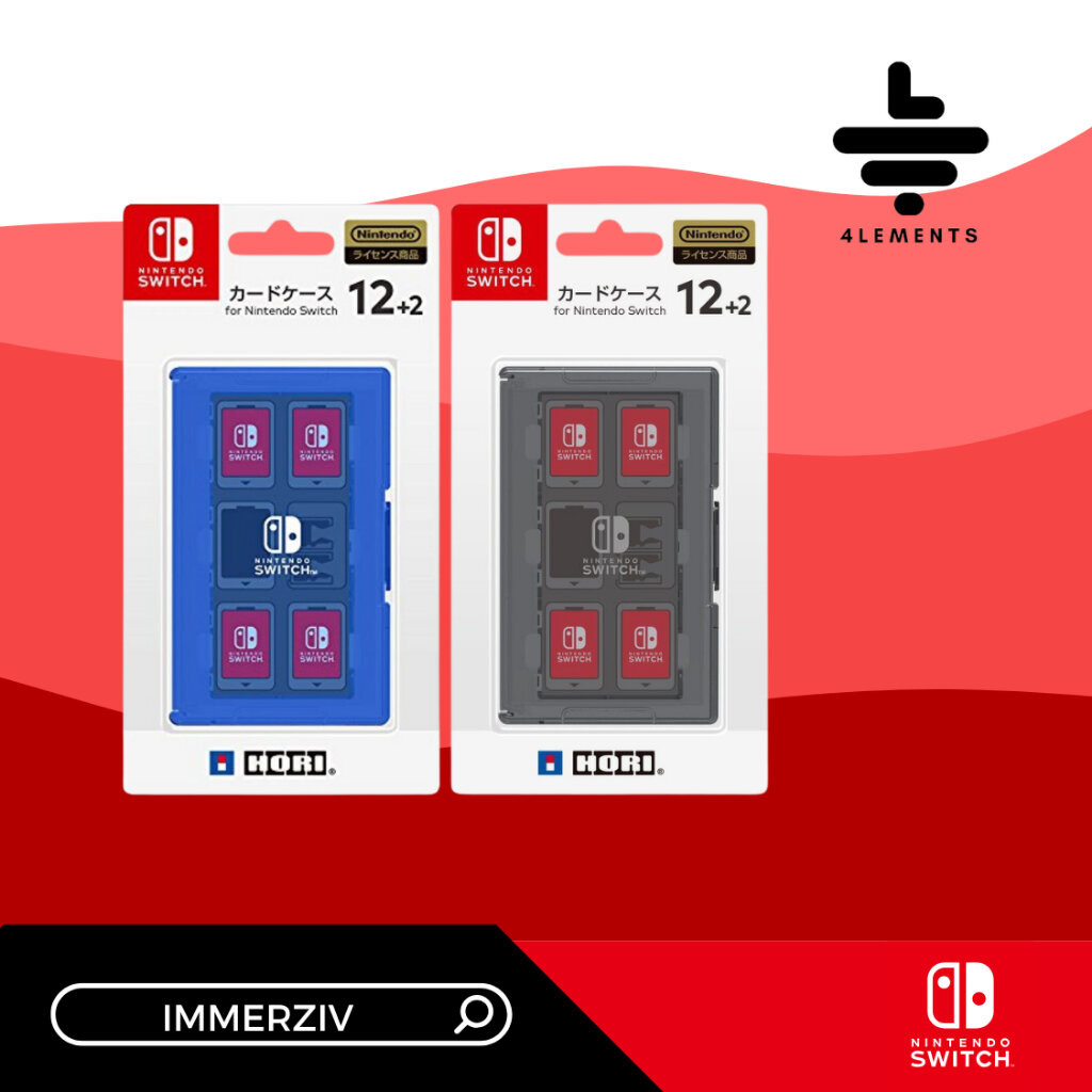 (พร้อมส่ง) HORI NINTENDO SWITCH CARD CASE 12+2 (ตลับเก็บแผ่นเกม) (ACC)