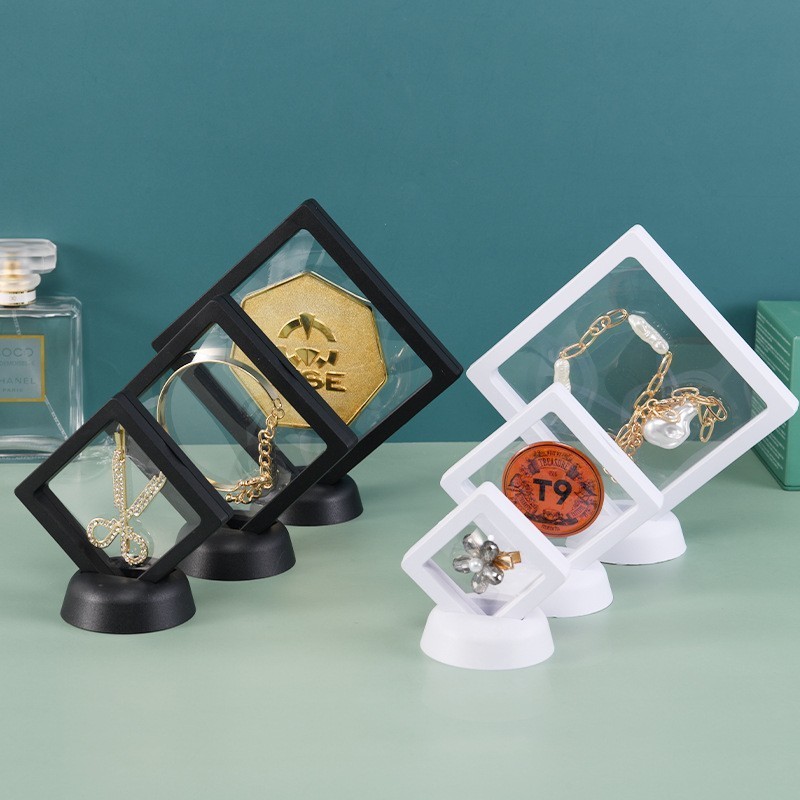 กล่องใส่พระ กล่องเก็บเครื่องประดับ กรอบใส่พระโชว์ กรอบโชว์สุญญากาศฟิล์มพีวี กรอบใส่เหรียญ กรอบเก็บผิวพระ - รูปที่ 2