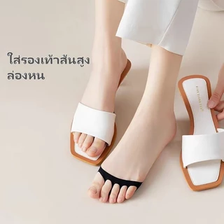 litai ถุงเท้าครึ่งฝ่ามือ ถุงเท้าห้านิ้ว ถุงเท้าซับเหงื่อ แบบบาง แฟชั่นฤดูร้อน