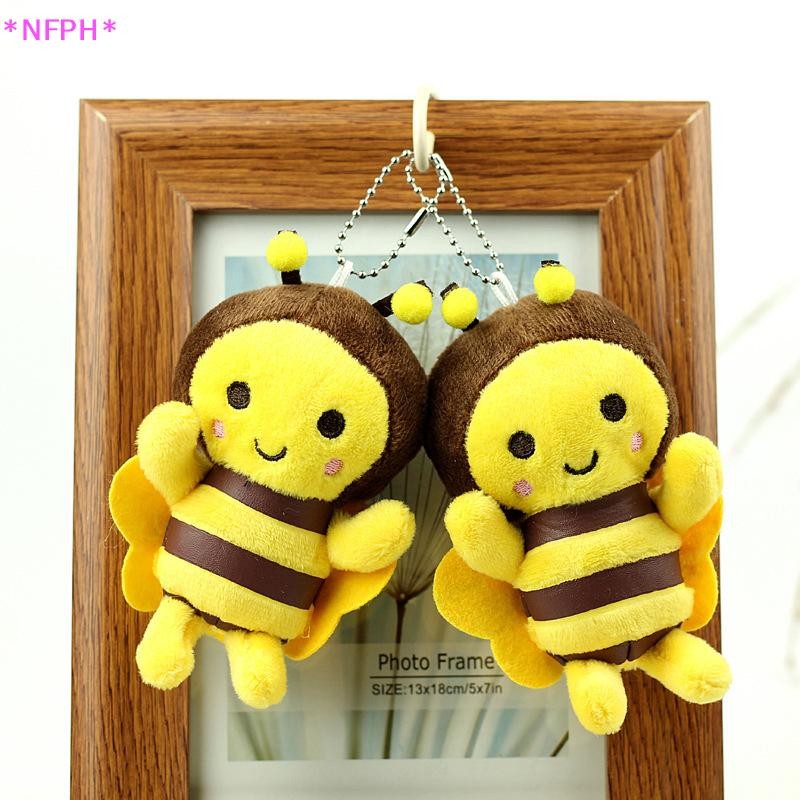 NFPH> 12เซนติเมตรผึ้งตุ๊กตาตุ๊กตาการ์ตูนผึ้งเทศกาลของขวัญกิจกรรมตกแต่งตุ๊กตาผึ้งตุ๊กตากระเป๋าจี้นุ่มตุ๊กตาตุ๊กตาเด็กใหม่