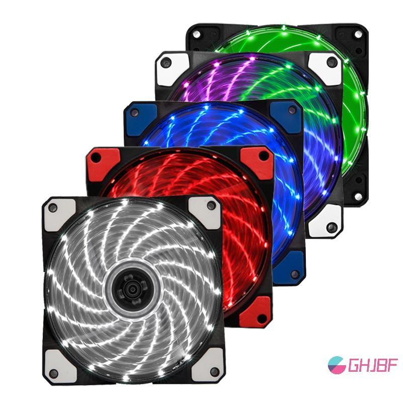 GHJBF] 120 มม.พัดลมคอมพิวเตอร์พัดลมเงียบ CPU Cooling RGB Quiet PC พัดลมเดิมแฟนๆ คอเต่า สสส