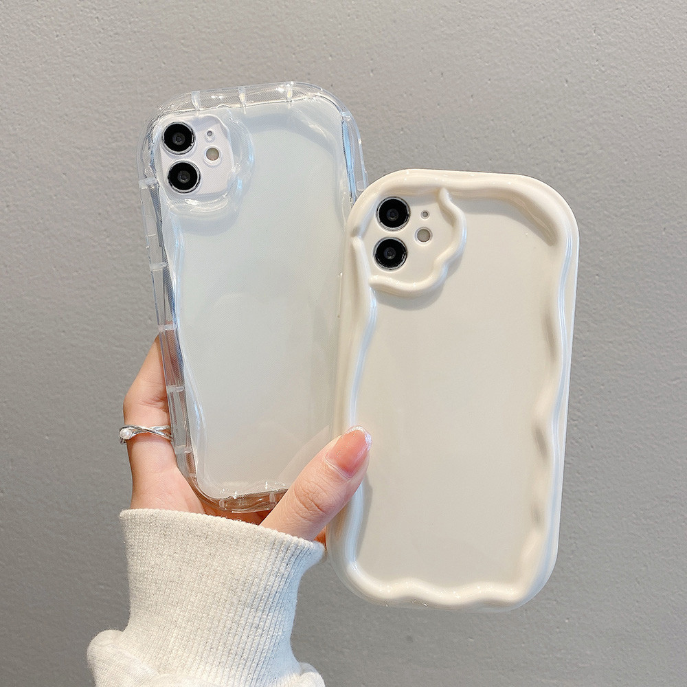 หุ้นไทยเคสที่เข้ากันได้กับขอบโค้งหยัก for iPhone 11 13 XR 7 8 Plus 12 14 Pro Max XS Max 15 16 Pro Max เคสลายการ์ตูน