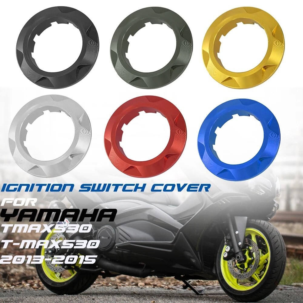 MY For YAMAHA TMAX530 TMAX500 T-MAX530 T-MAX500 TMAX 500 2013-2015 Motorcycle CNC Ignition Key Switch Protection Decorat