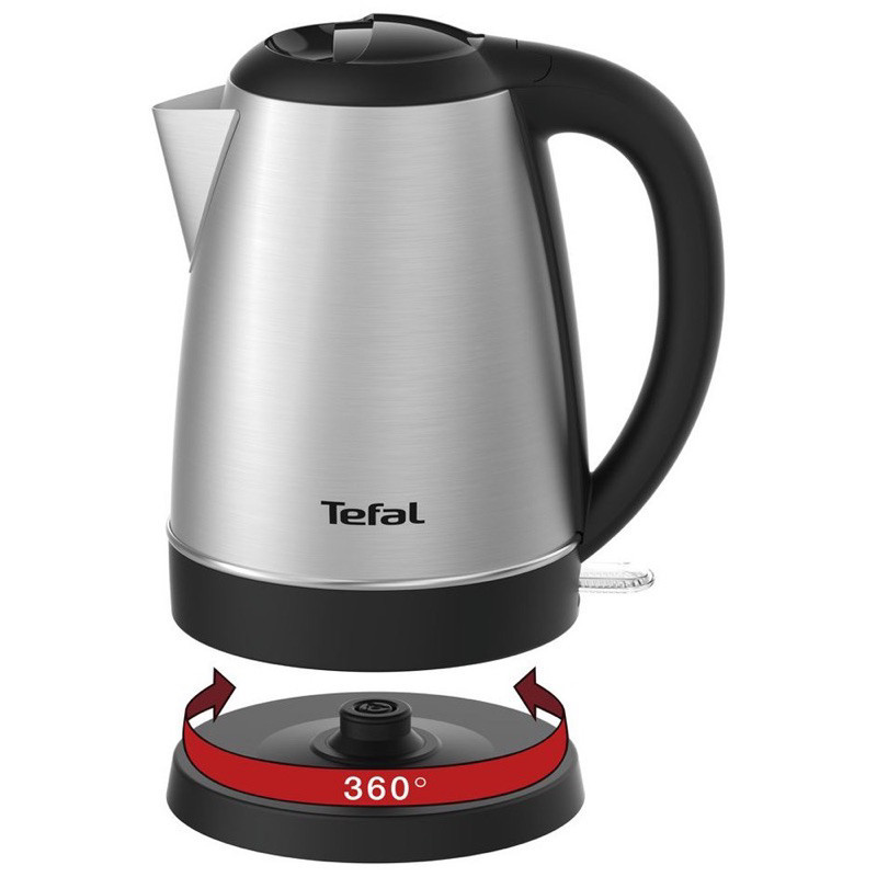 กาต้มน้ำไฟฟ้า Tefal กาต้มน้ำไฟฟ้า กำลังไฟ 2200 วัตต์ ความจุ 1.7 ลิตร รุ่น KI800D66กาต้มน้ำไฟฟ้า กาต้