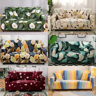 ✅COD ผ้าคลุมโซฟา ผ้าคุมโซฟา สากล กันลื่น 1/2/3/4 ที่นั่ง ทำความสะอาดและล้างง่าย