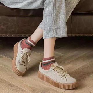 SK-091 (ซื้อขั้นต่ำ 2 คู่) ถุงเท้าข้อสั้น ผู้ชาย สีพื้น แต่งสีข้อลายเส้น ลุคเท่ ถุงเท้าญี่ปุ่น ผ้านิ่ม มี 10 สี เลือกสีไ