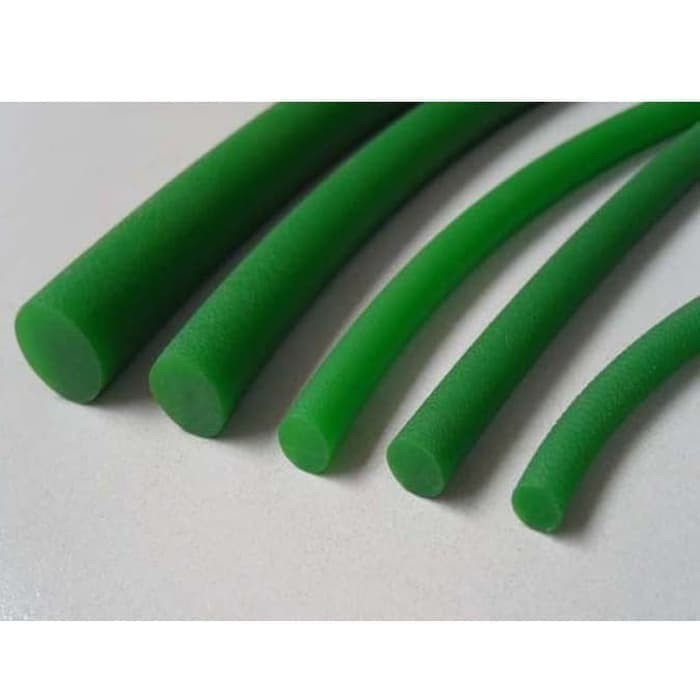 HIJAU ขายเข็มขัด PU bancord สีเขียว/ PU Oring CORD 6mm/เขียวแหลม