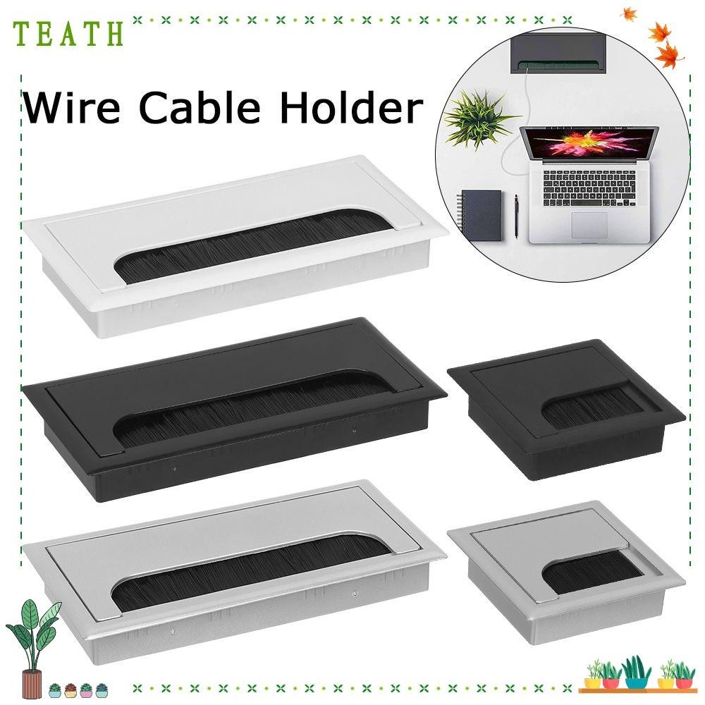 Teath กล่องพลาสติก สําหรับเก็บสายเคเบิ้ล สายไฟ ตกแต่งโต๊ะคอมพิวเตอร์