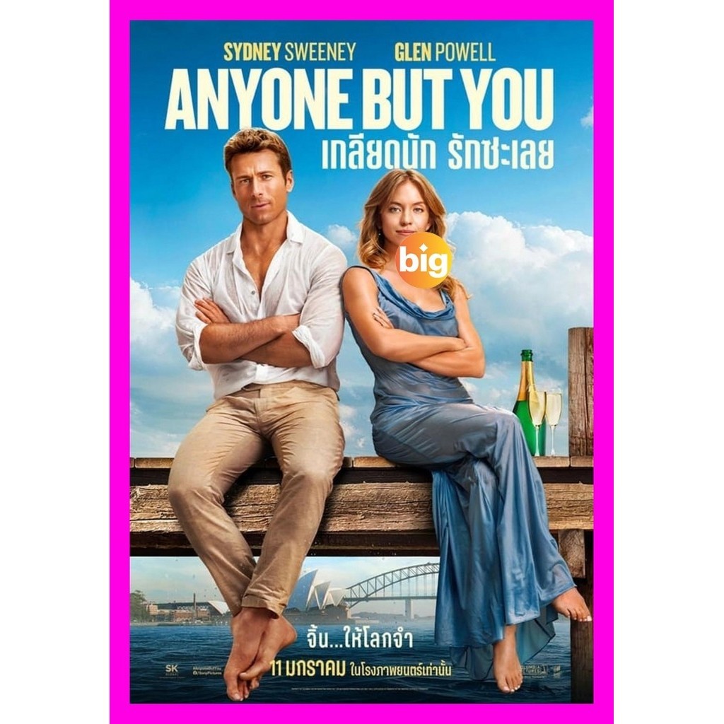 DVD หนังดีวีดี Anyone But You เกลียดนัก รักซะเลย (2023) เสียง อังกฤษ | ซับ ไทย/อังกฤษ