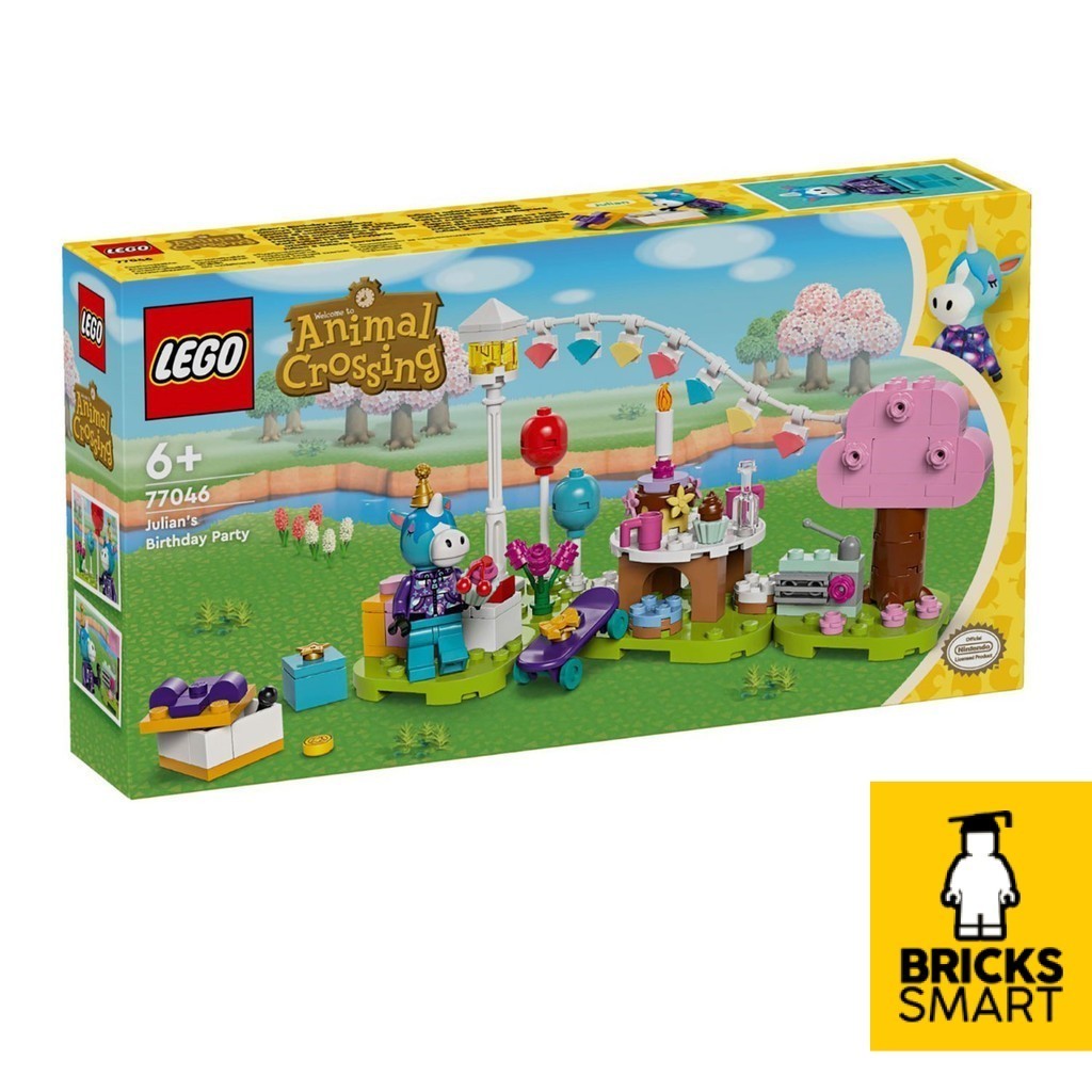 LEGO 77046 Animal Crossing Julians ชุดของเล่นสร้างงานเลี้ยงวันเกิด (170 ชิ้น)