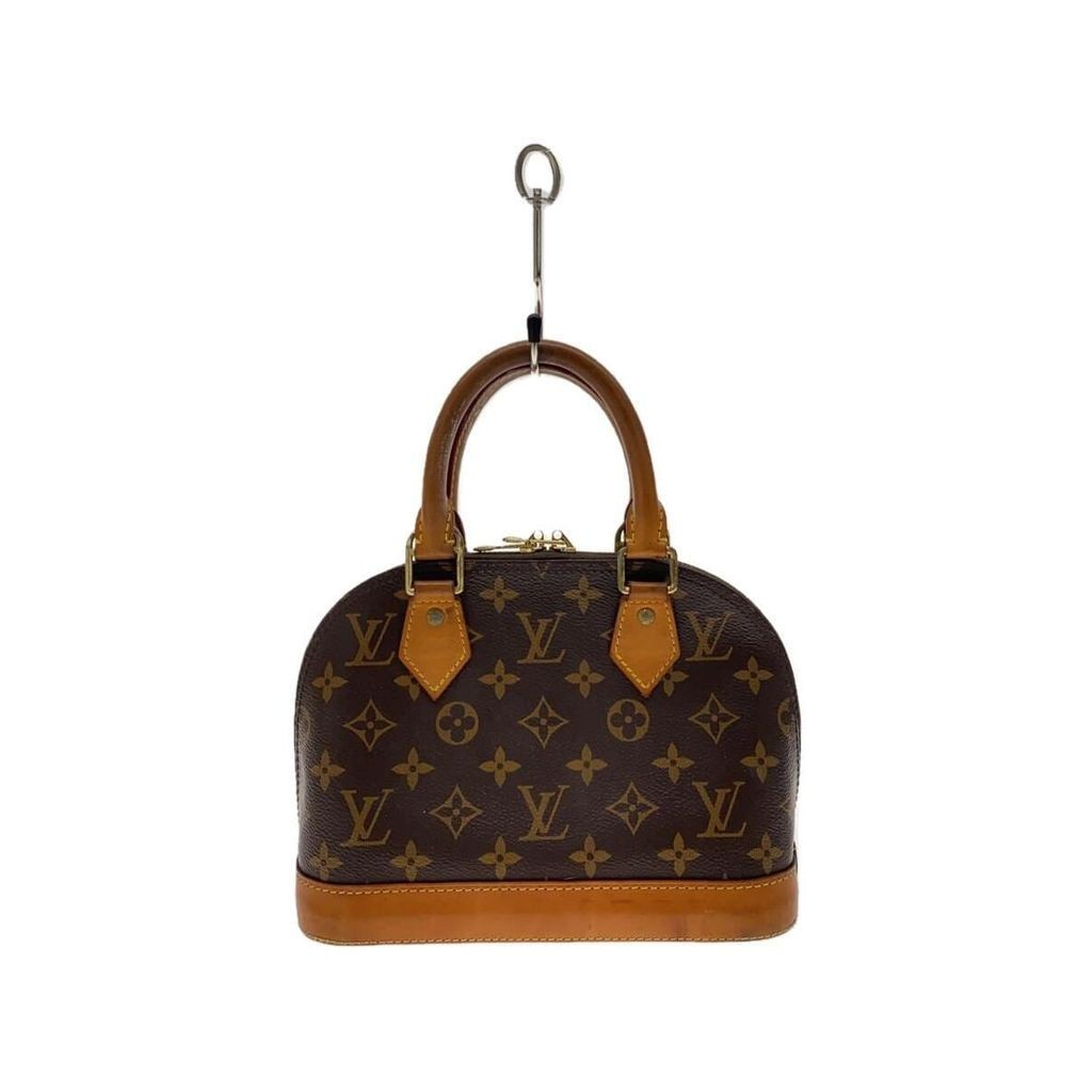 Louis Vuitton กระเป๋าถือ ผ้าแคนวาส PVC ลายโมโนแกรม Alma BB สีน้ําตาล
