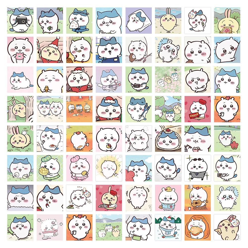 สติกเกอร์ ลายการ์ตูน Chiikawa สําหรับตกแต่งสมุดโน้ต DIY