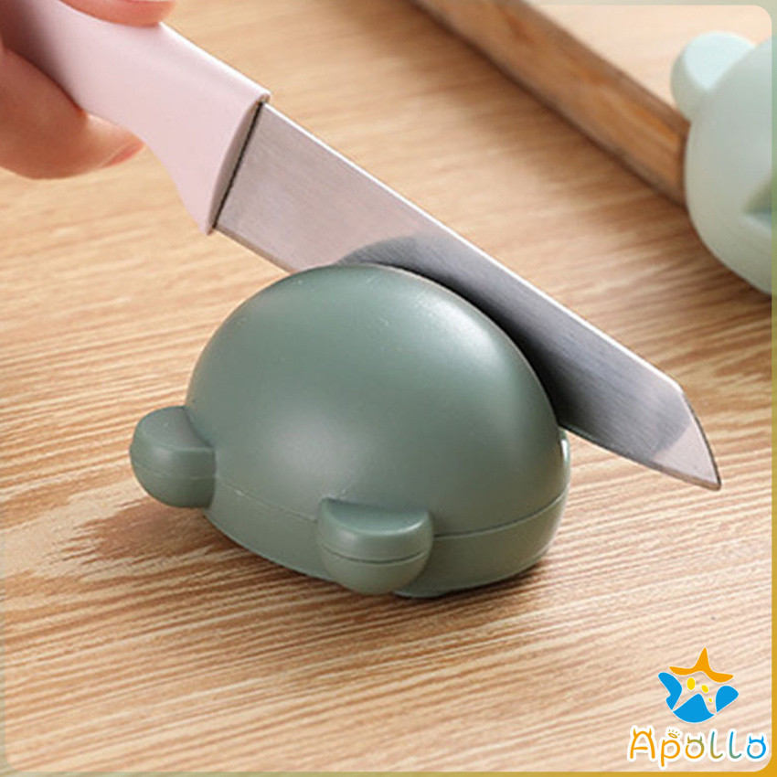 Apollo หินลับมีด มินิ หน้าการ์ตูน หินลับมีดทำครัว ลับคมกรรไกรได้ Cartoon whetstone ราคา ถูกที่สุด ดีลบีเคเค แกลเลอรีภาพที่ 4
