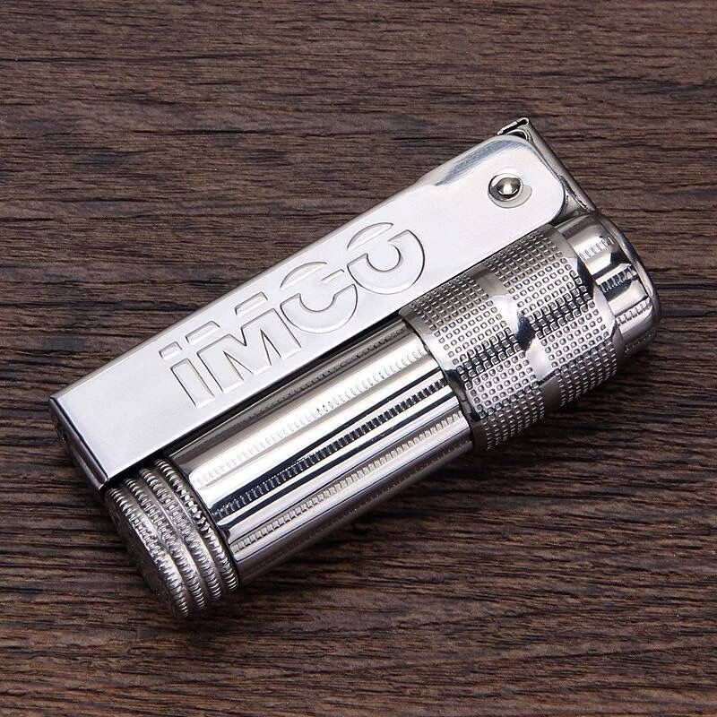 ♞,♘Aiku IMCO6700 น้ำมันก๊าดไฟแช็ก Retro Old-Fashioned ออสเตรีย Nostalgic Mechanical ไฟแช็กเป็นของขว