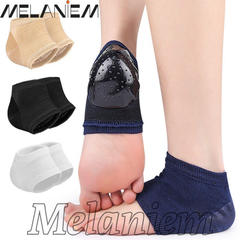 SFSE- Heel Cushion Pads - Anti Slip, Breathable - Half-yard Socks - Feet Care - Silicone Heel Protec