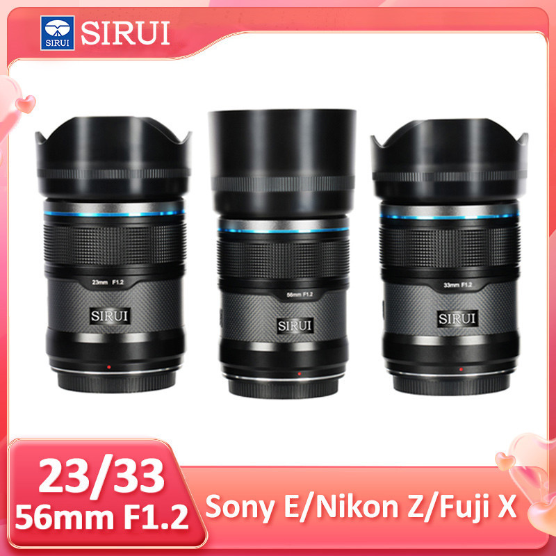 Sirui Sniper Series 23mm 33mm 56mm F1.2 APS-C เลนส์โฟกัสอัตโนมัติ สําหรับเมาท์เลนส์กล้อง Sony E Fuji X Nikon Z