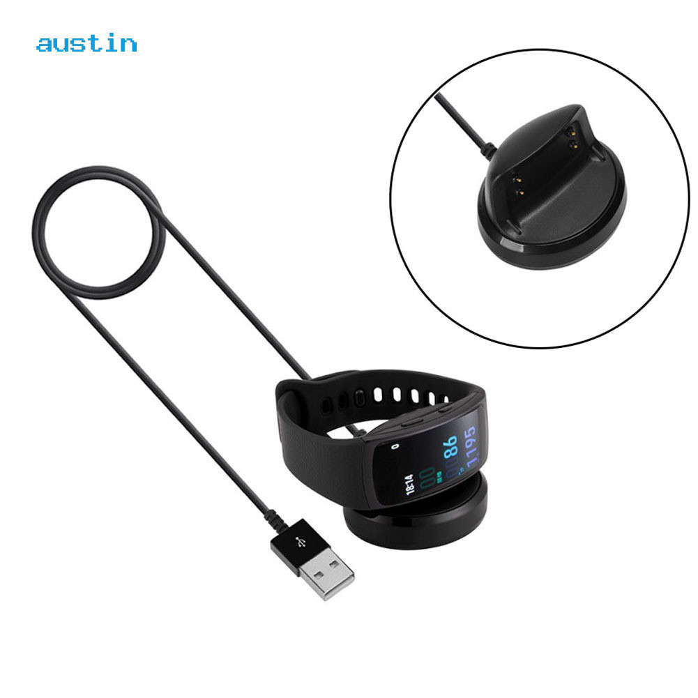 [AY] แท่นชาร์จสมาร์ทวอทช์ USB สําหรับ Samsung SM-R360 Gear Fit2 Pro SM-R365