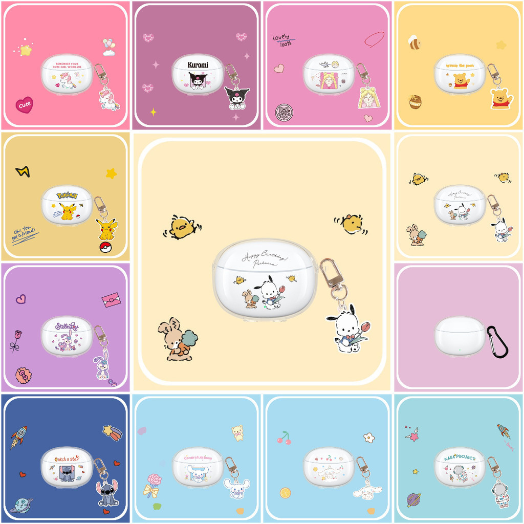 เคสหูฟัง VIVO TWS 3E เคส Case เคสหูฟัง พิมพ์ลายน่ารัก สีโปร่งใส สําหรับ