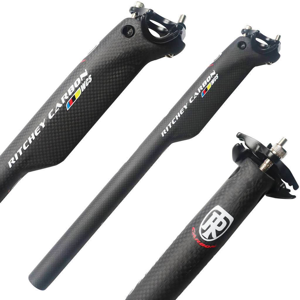 Ritchey ความแข็งแรงสูงคาร์บอนไฟเบอร์ Seatpost หลังจากที่นั่งแผนที่จักรยาน Seatpost ที่นั่งหลอด Rod คาร์บอน Seatpost ที่นั่งหลอด