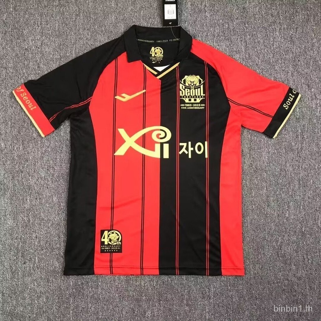 [Fan Version] เสื้อกีฬาแขนสั้น ลายทีมชาติฟุตบอล Seoul fc 2024-25 ชุดเหย้า เพิ่มชื่อ และตัวเลข คุณภาพ