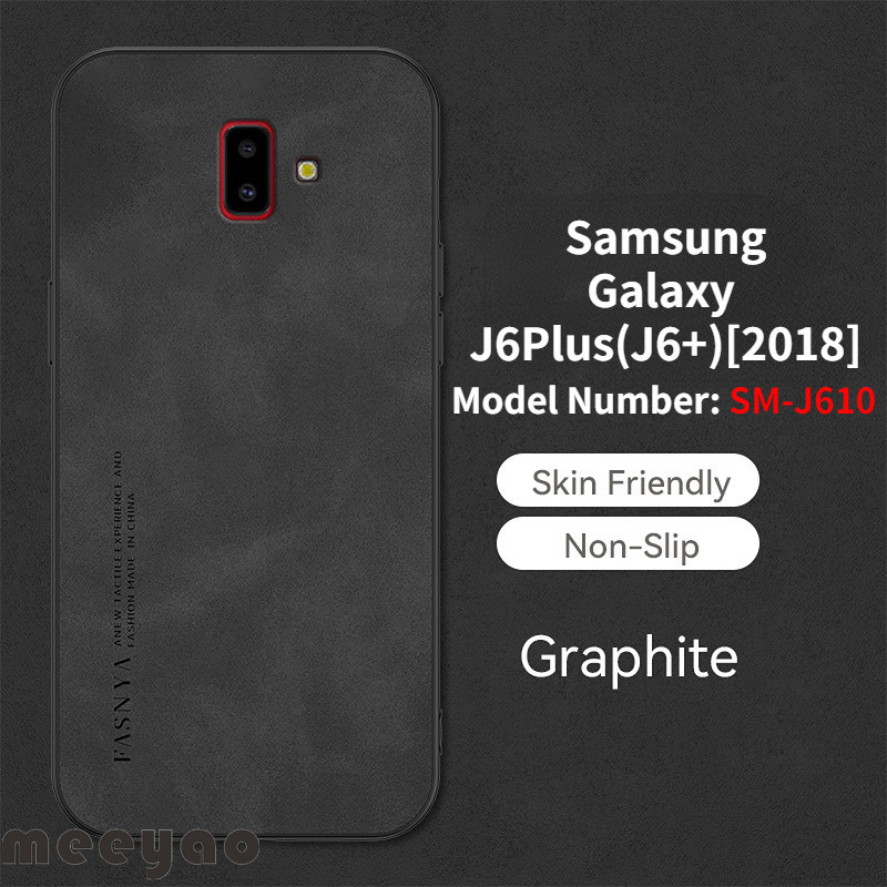 เคสโทรศัพท์มือถือหนังนิ่ม ป้องกันกล้อง หรูหรา สําหรับ Samsung Galaxy J6Plus 2018 J6+ J6 Plus SM-J610