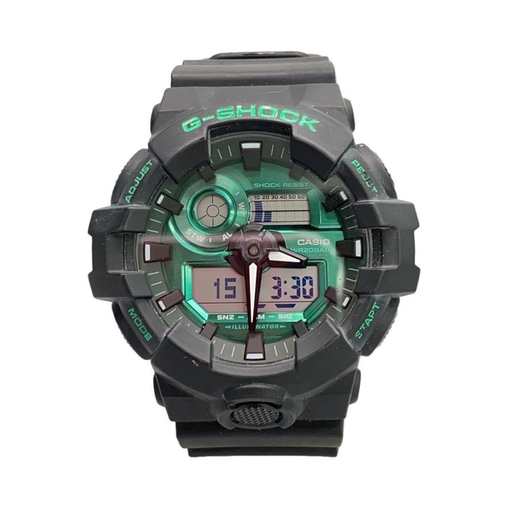 CASIO Wrist Watch G-Shock Green Black Men's Quartz Direct from Japan Secondhand